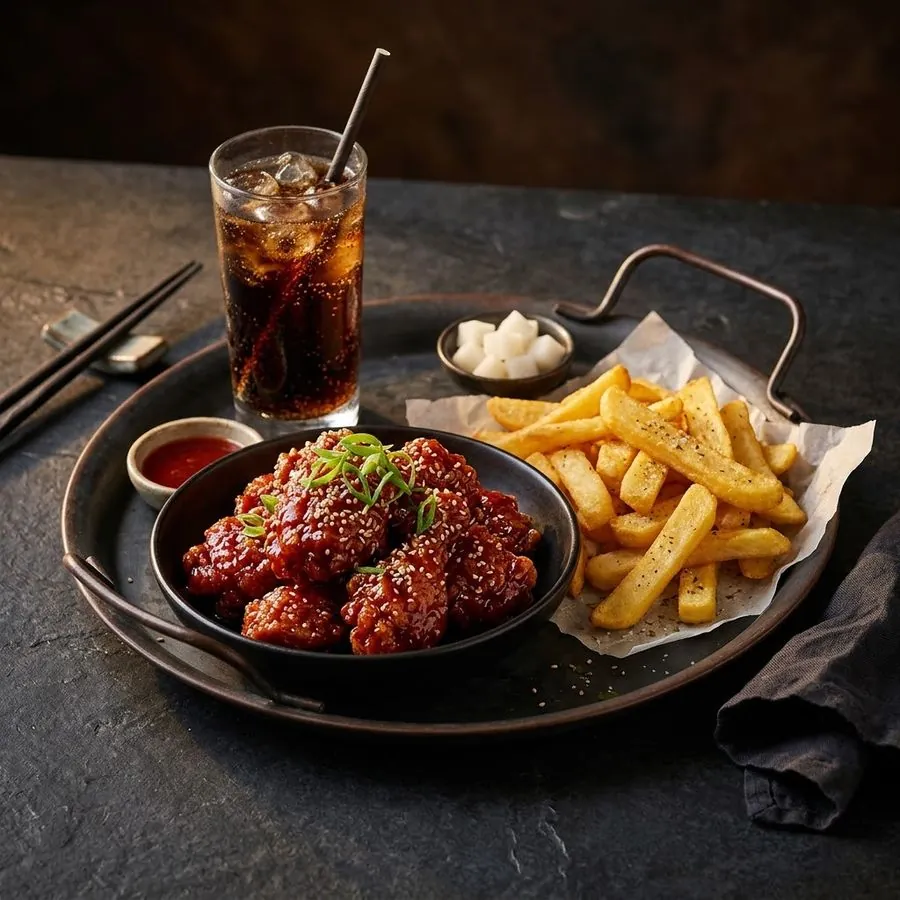 Korean Fried Chicken Meal